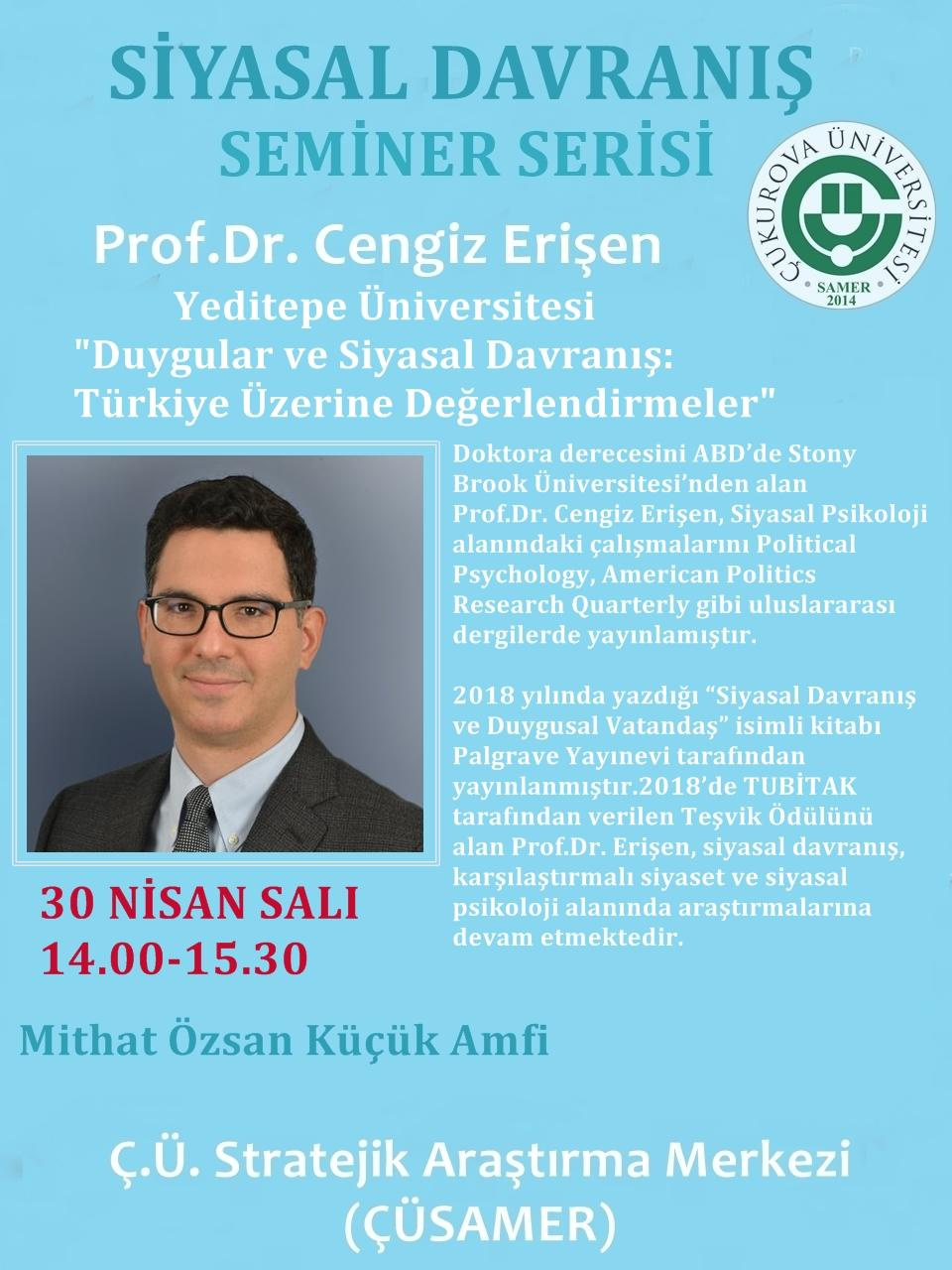 Siyasal Davranış Semineri Gerçekleşti!